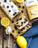 Zitronen-Blaubeer-Kuchen mit Baobab |  Berliner Bio